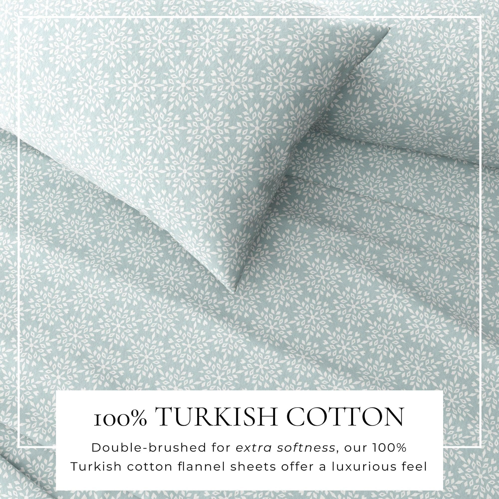 Turkish Cotton Flannel Sheets - Fall & Christmas Themed Flannel Sheets