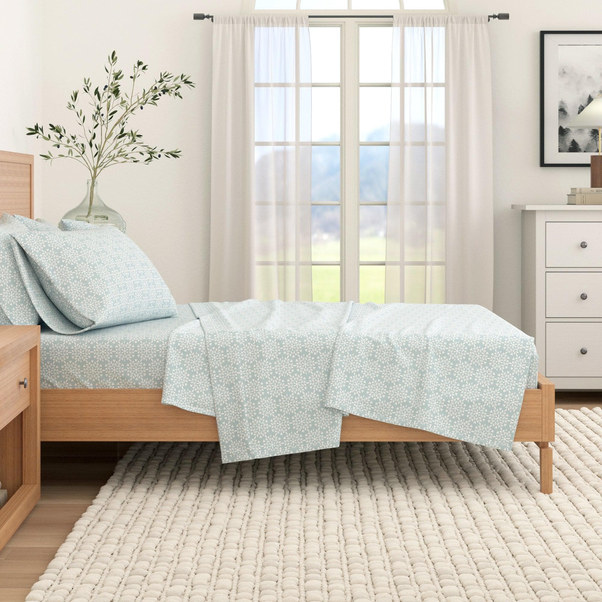 Turkish Cotton Flannel Sheets - Fall & Christmas Themed Flannel Sheets