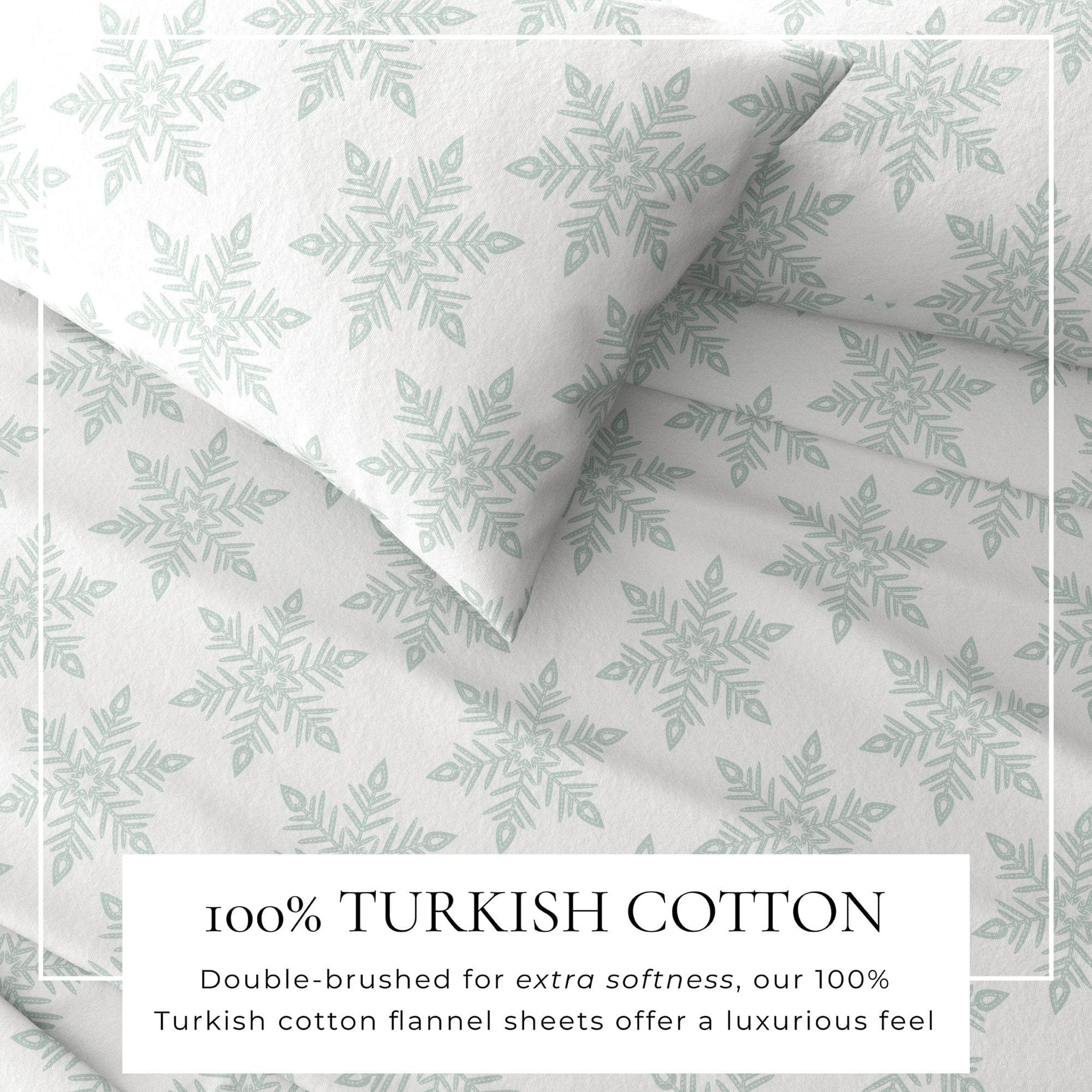 Turkish Cotton Flannel Sheets - Fall & Christmas Themed Flannel Sheets