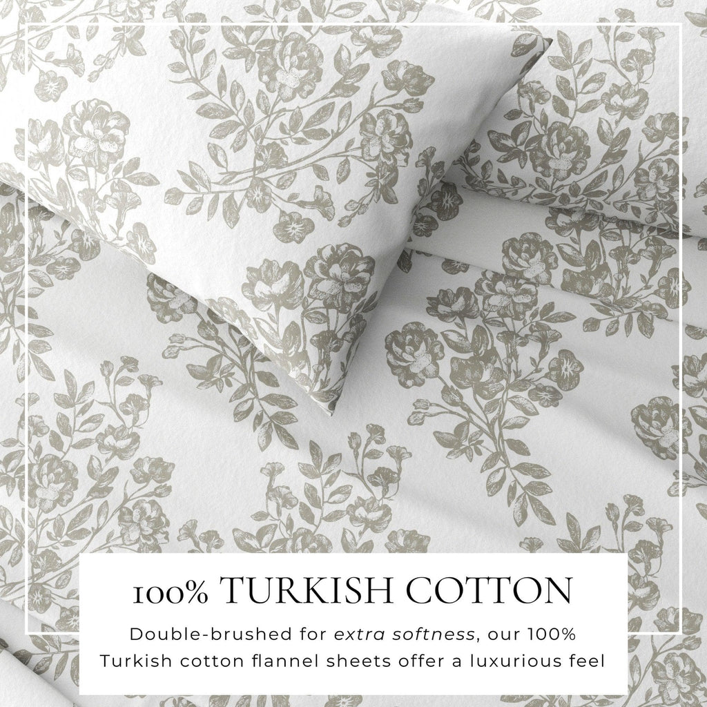 Turkish Cotton Flannel Sheets - Fall & Christmas Themed Flannel Sheets