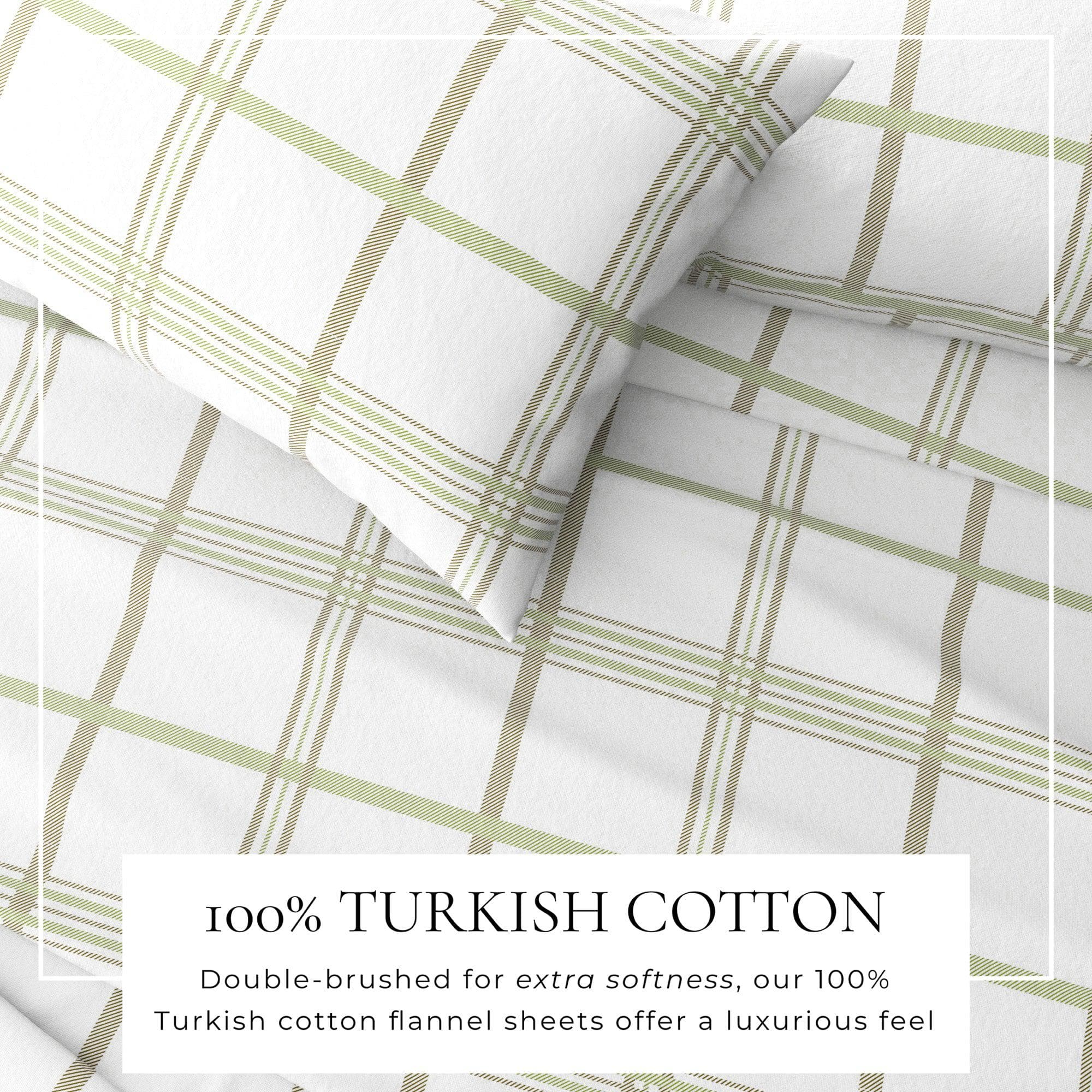 Turkish Cotton Flannel Sheets - Fall & Christmas Themed Flannel Sheets