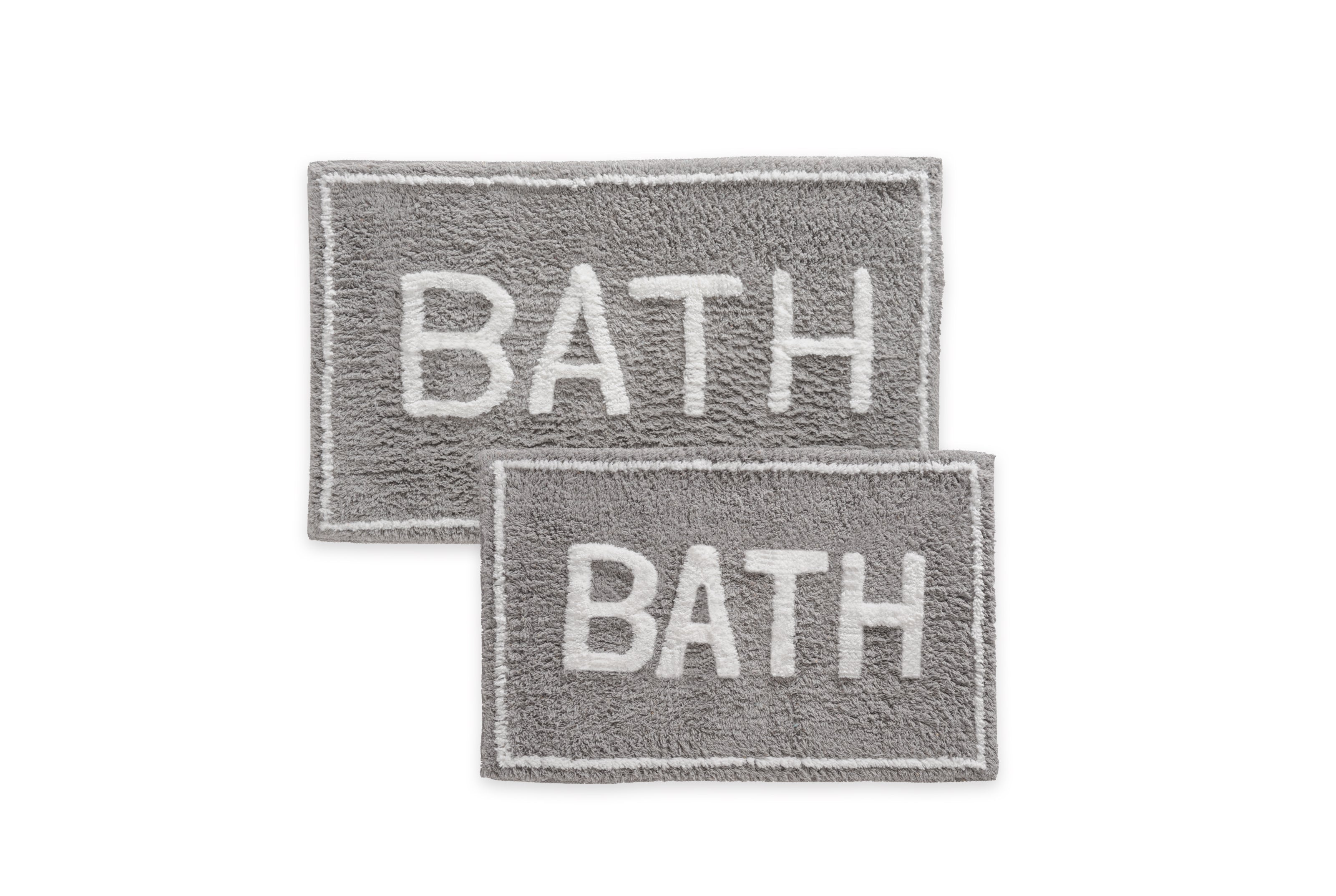 ST Mary¡¯s 2 Piece 100% Cotton Tufted Bath Rug Set with Latex Backing