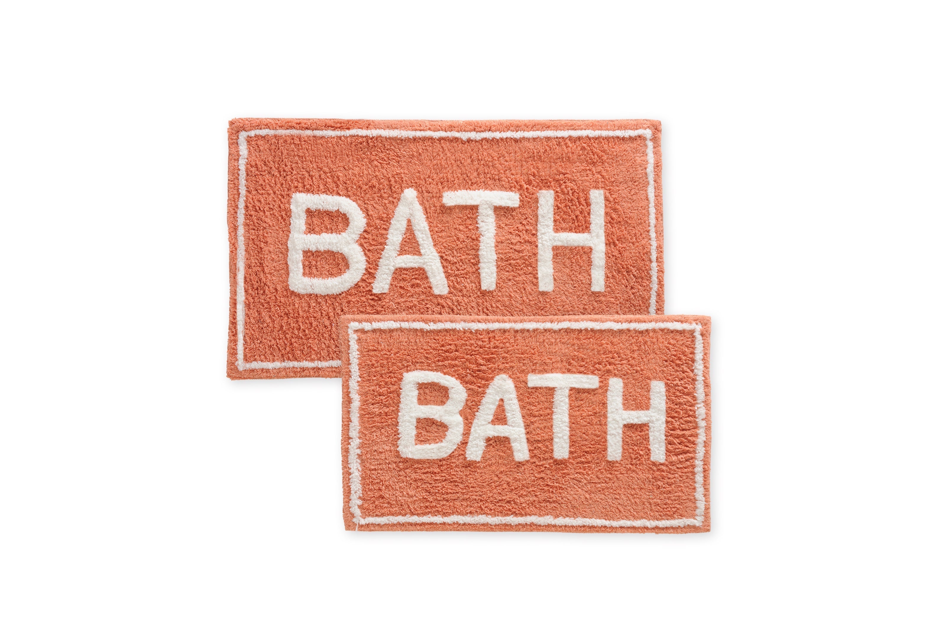 ST Mary¡¯s 2 Piece 100% Cotton Tufted Bath Rug Set with Latex Backing
