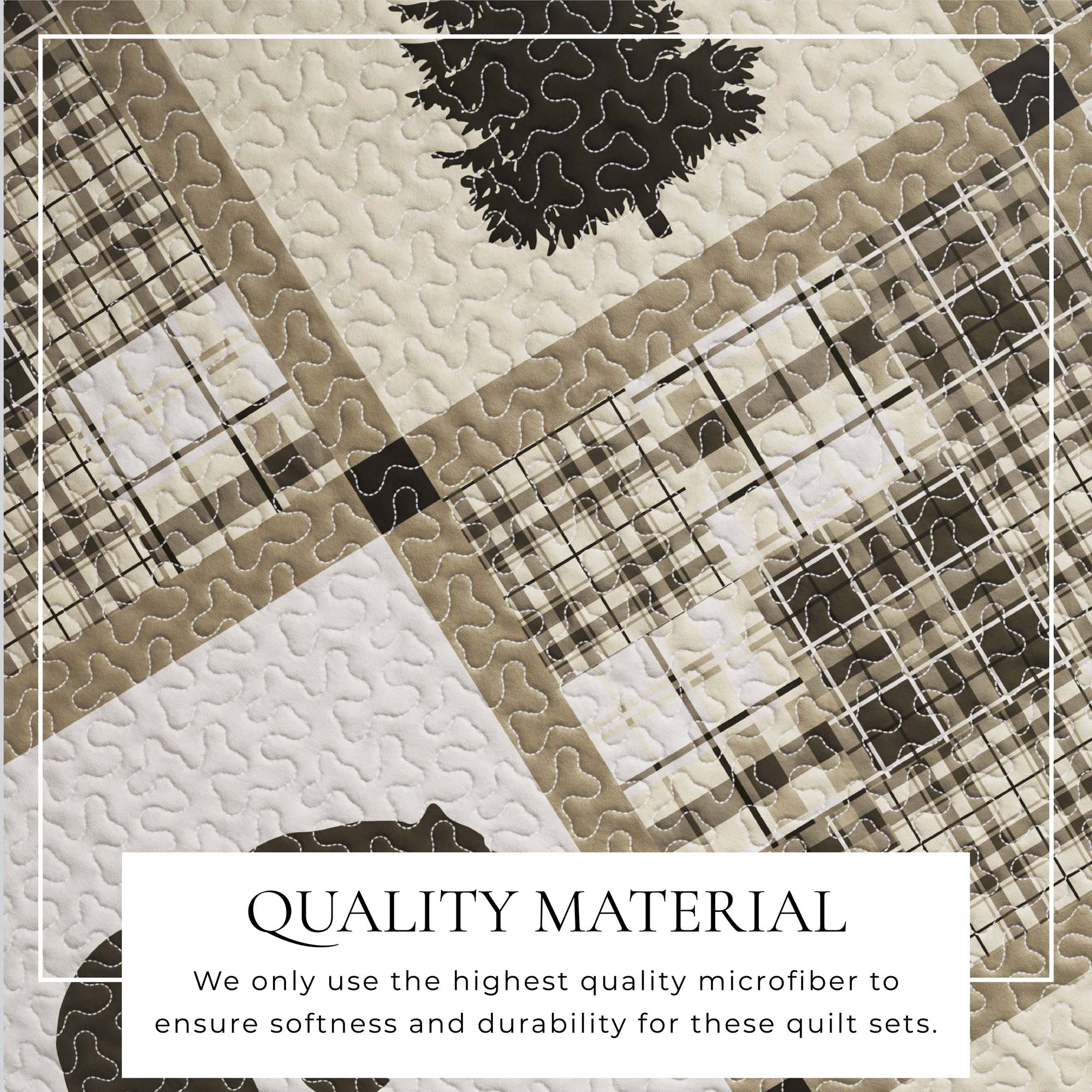 "Lodge Quilt - Deer, Bear and Tree Themed Quilts"