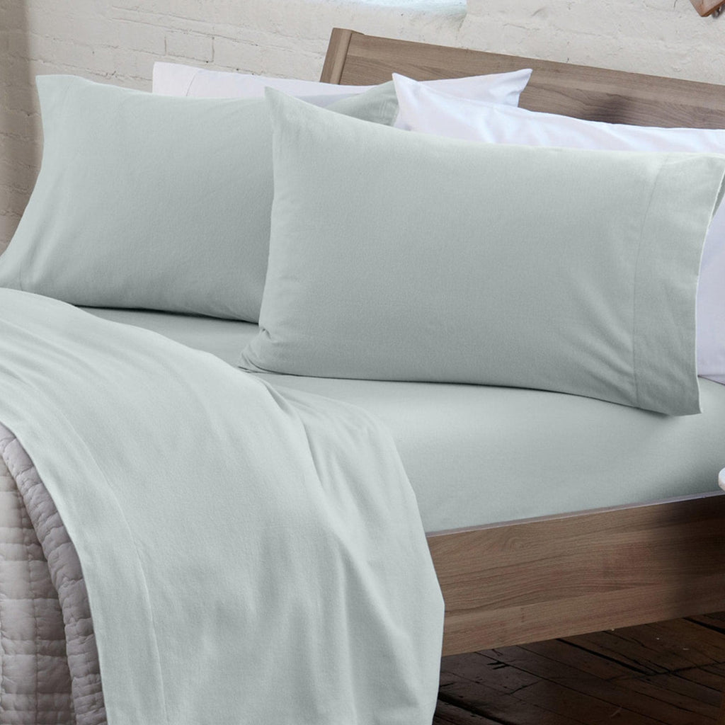 Turkish Cotton Flannel Sheets - Solid Colors