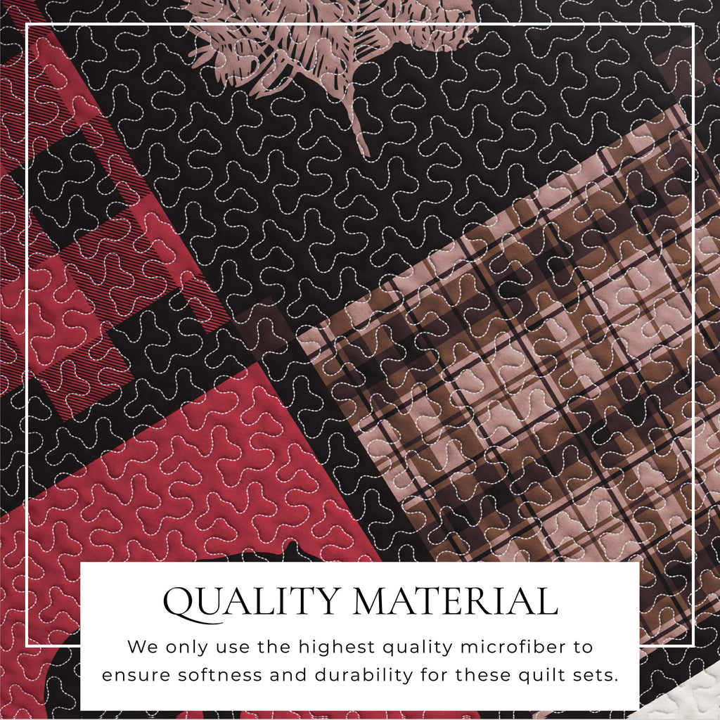 "Lodge Quilt - Deer, Bear and Tree Themed Quilts"