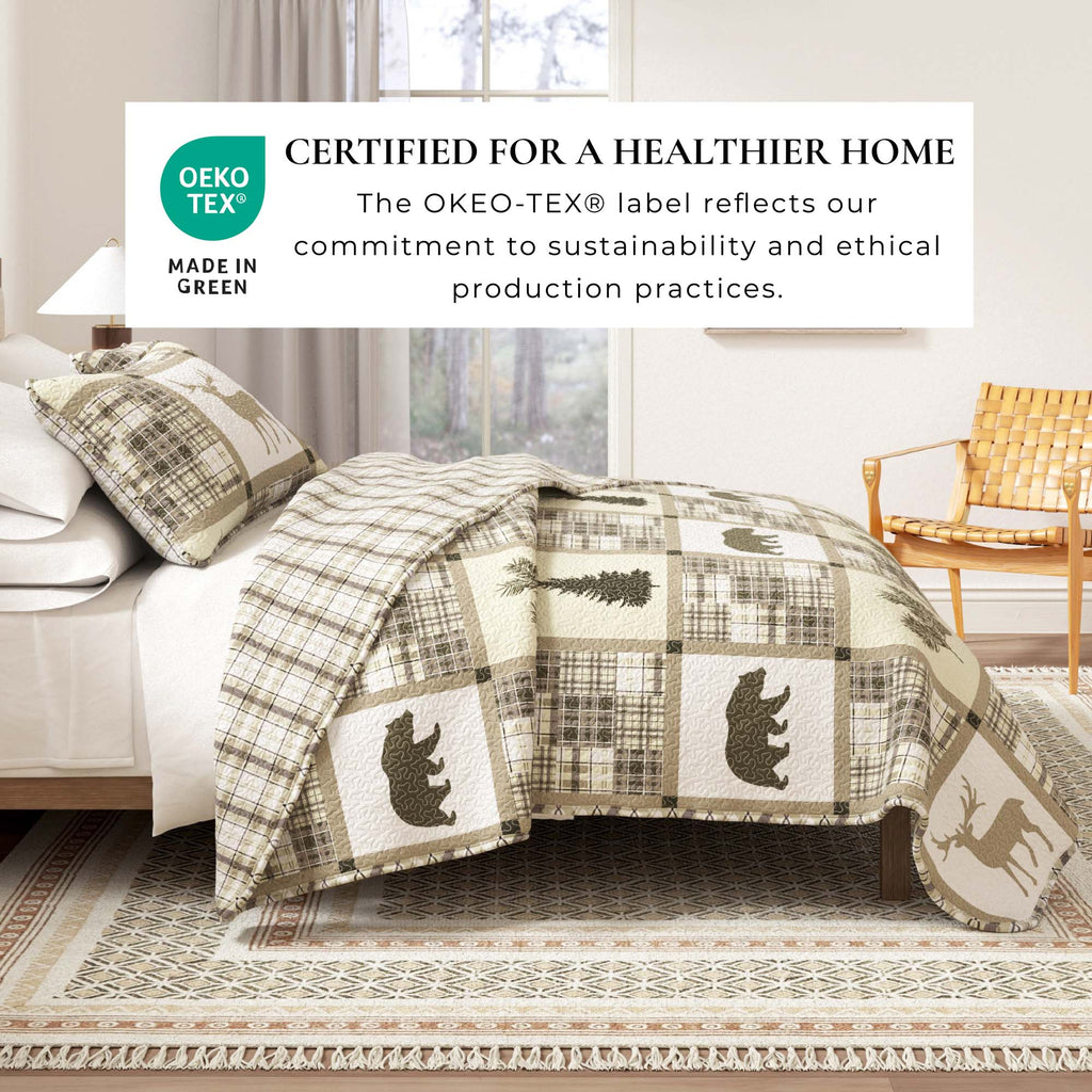 "Lodge Quilt - Deer, Bear and Tree Themed Quilts"